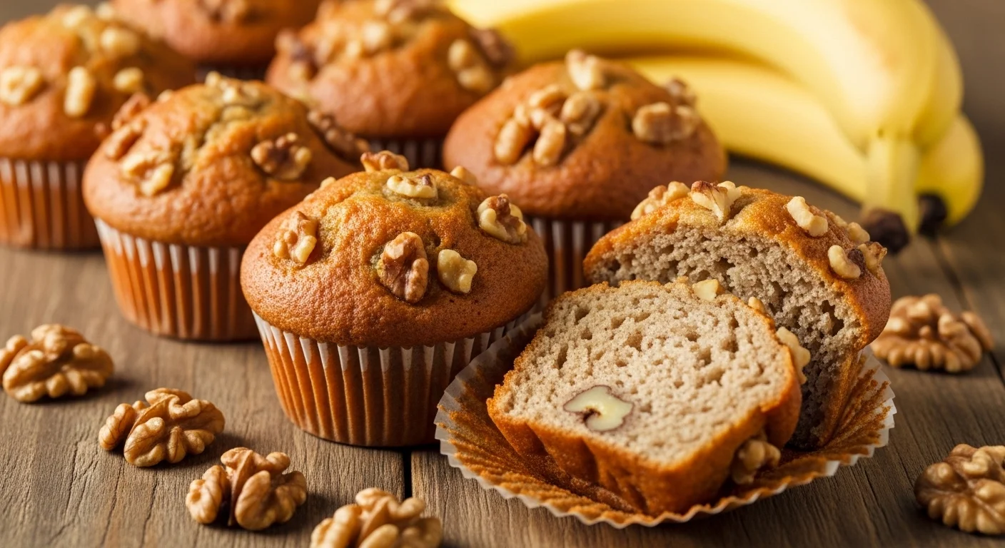 Banana Nut Muffins Recipe