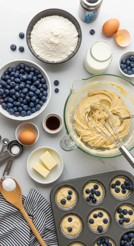 Blueberry Muffins Recipe cook