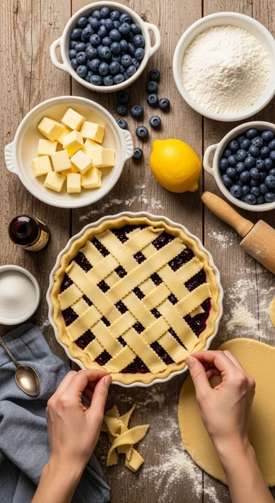 Blueberry Pie Recipe cook