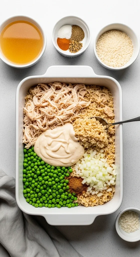 Chicken And Rice Casserole Recipe cooking