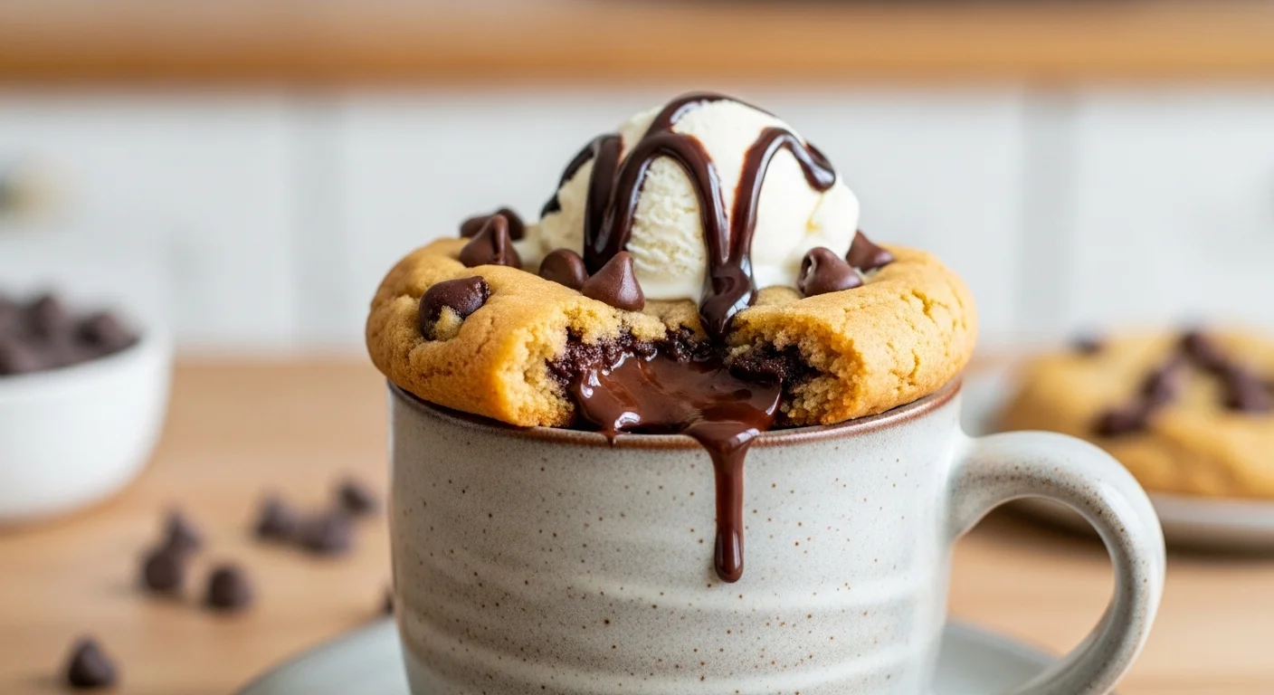 Chocolate Chip Mug Cookie Recipe