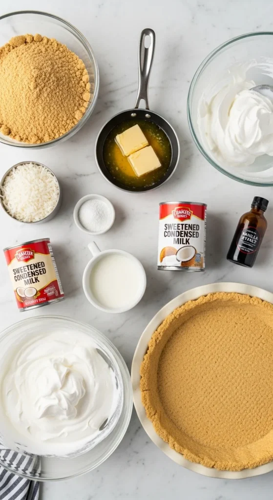 Coconut Cream Refrigerator Pie Recipe cooking