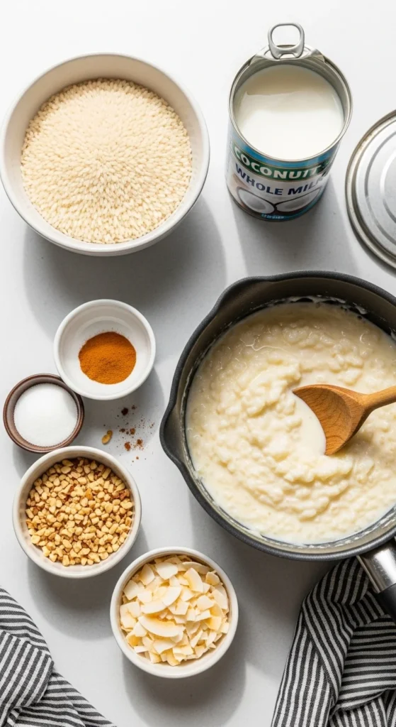 Coconut Rice Pudding Recipe cooking