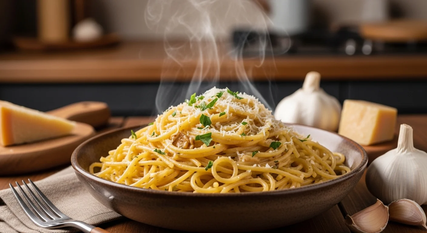 Garlic Parmesan Pasta Recipe
