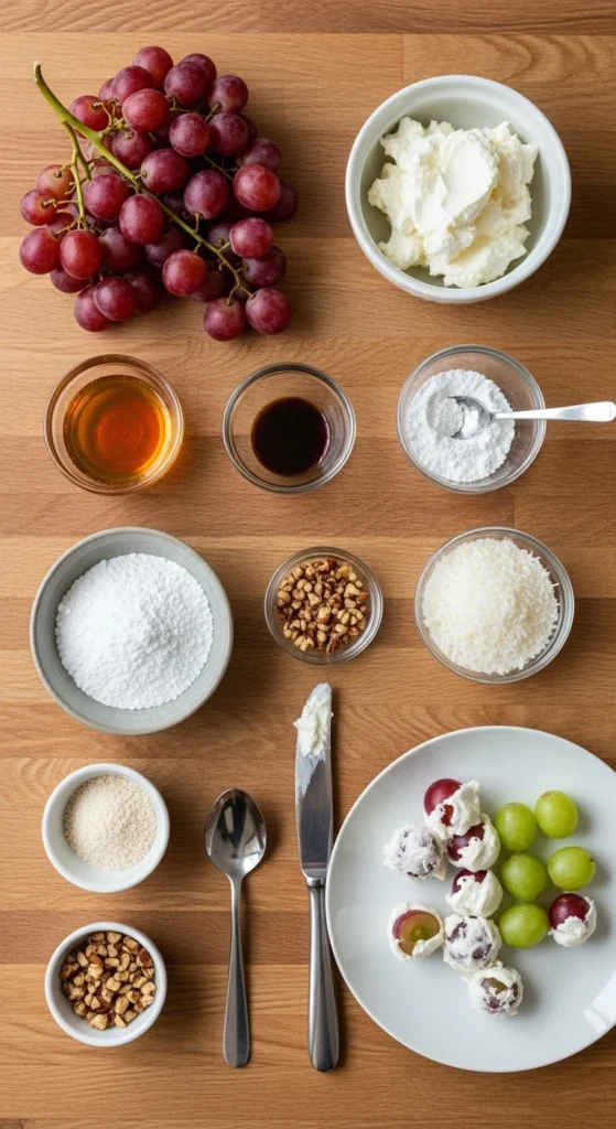 Grapes Rolled In Cream Cheese Recipe cooking