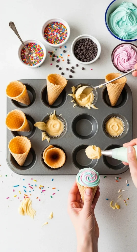 Ice Cream Cone Cupcakes Recipe cooking