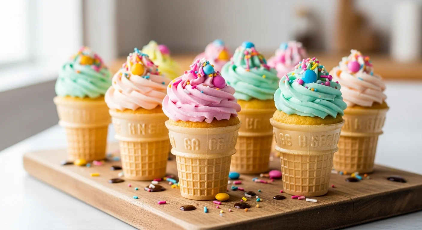 Ice Cream Cone Cupcakes Recipe
