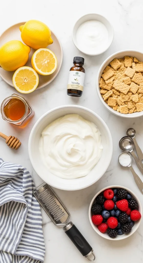 Lemon Cream Yogurt Cups Recipe cooking