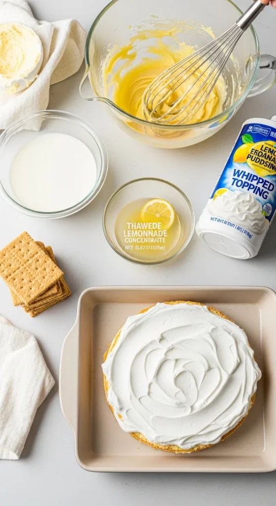 Lemonade Icebox Cake Recipe cooking