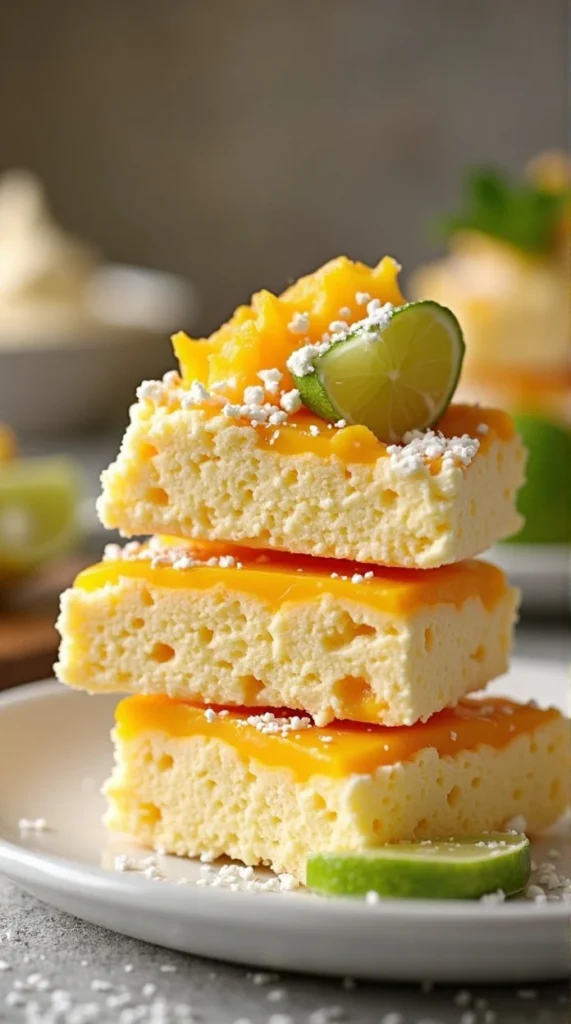 Mango Lime Frozen Yogurt Bark