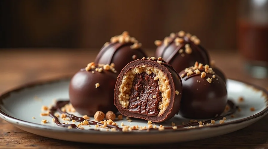 Nutella Stuffed Cookie Dough Truffles Recipe