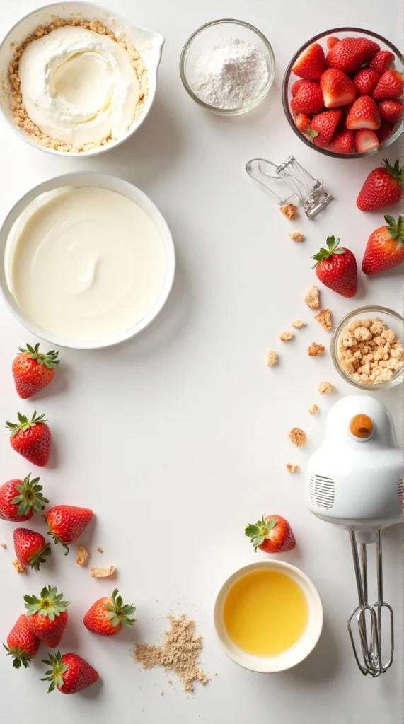 Strawberry Cream Cheesecake Cups ingredient