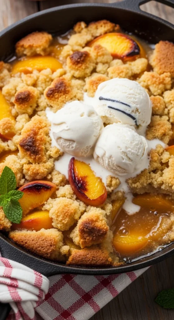 Peach Cobbler Dump Cake (Yes, Dessert Counts)