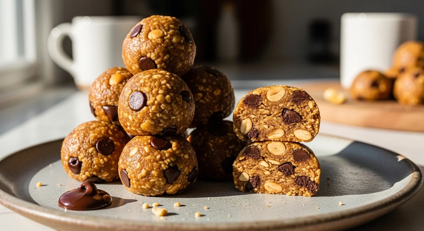 Peanut Butter Chocolate Chip Energy Bites
