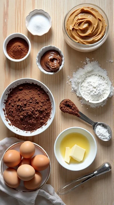 peanut butter brownies, Nutella swirl brownies, fudgy chocolate dessert, easy homemade brownies, decadent dessert recipes