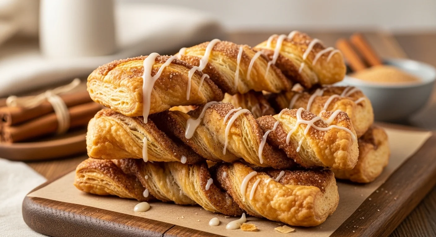 Puff Pastry Cinnamon Twists Recipe