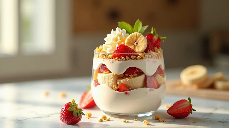 Strawberry Banana Parfaits Recipe