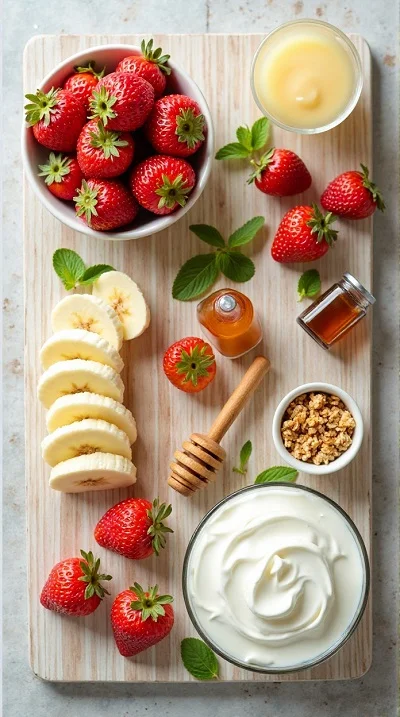 Strawberry Banana Parfaits Recipe