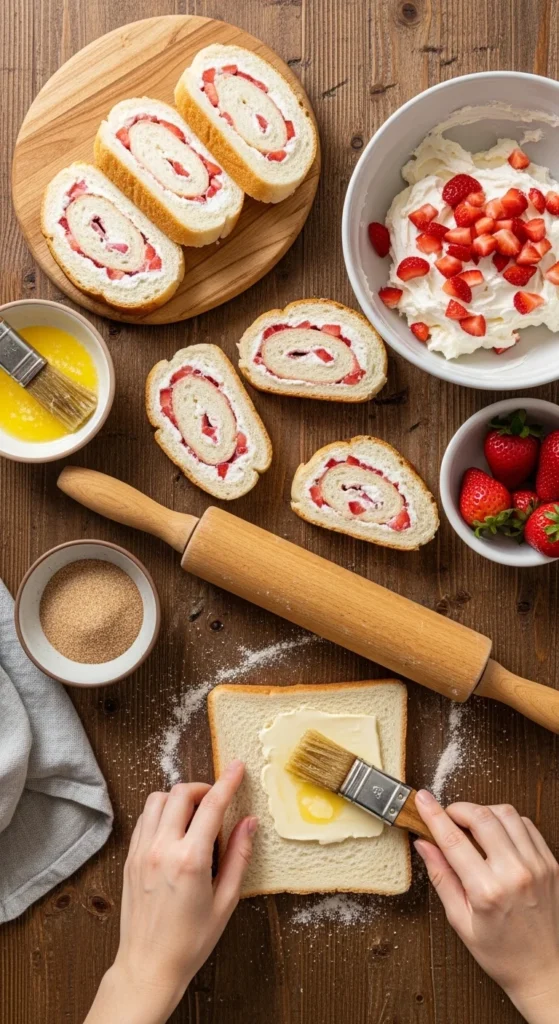 Strawberry Cream Cheese Roll Ups Recipe