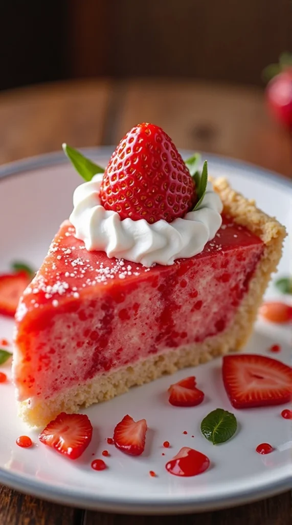 Strawberry Icebox Pie