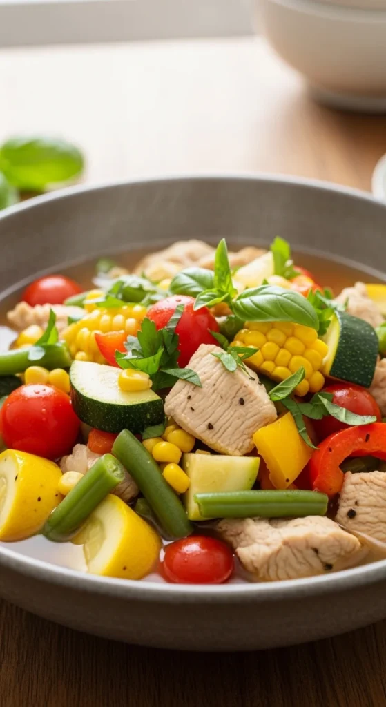 Summer Vegetable Chicken Stew