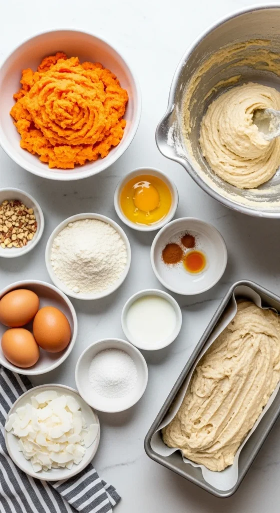 Sweet Potato Coconut Flour Bread Recipe cooking