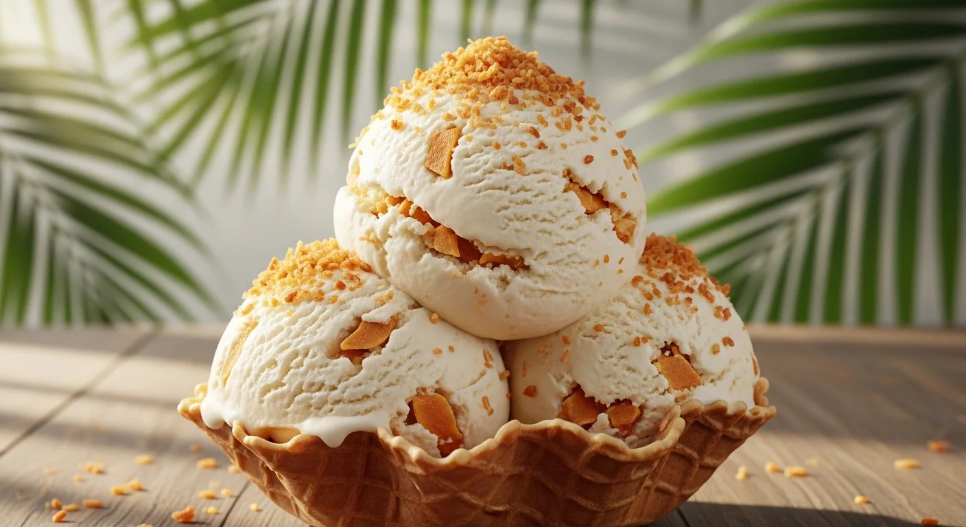 Toasted Coconut Ice Cream Recipe